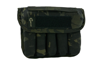 Picture of Cole-TAC Can Caddy, Mini, 500 Denier Nylon, 6.5"x7.5"x2.0", MultiCam Black, 5 Slots for Suppressor Storage CD206