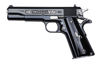 Picture of COLT 1911 OSCURO Y PLATA 38SUP 5IN BARREL 1 OF 500 9RD    O1911C-38-OYP