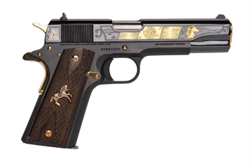 Picture of COLT 1911 38SUP BLUED WITH GOLD PLATE 1 OF 300 EL ORGULLO DE MEXICO CNCELORG 198715181609