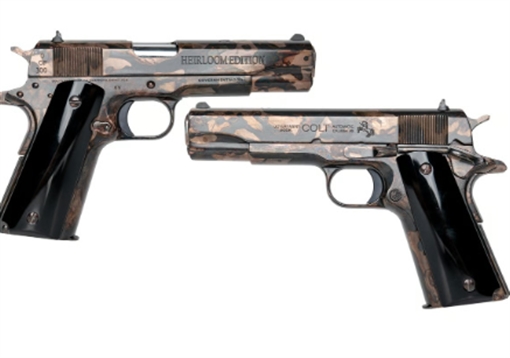 Picture of COLT HEIRLOOM 1911 GOVERNMENT 38 SUPER 5" PSTL 1-9RD MAG 1-300 MADE HEIRLOOM38 CNCHEIRLOOM38