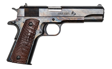Picture of COLT 1911 LINEAGE 45ACP COLOR CASE HARDENED, ALLIGATOR GRIPS, 1 OF 300 LINEAGE45 CNCLINEAGE
