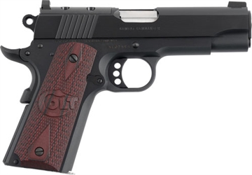 Picture of Colt Optic Ready Combat Commander Handgun 9mm Luger 9rd Magazine 4.25" Black with G10 Black Cherry Grips O4942XE-OR