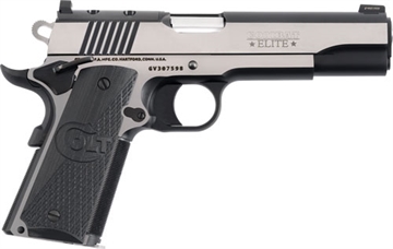 Picture of Colt Combat Elite 1911 Handgun 9mm Luger 9rd Magazine 5 Barrel Two-Tone Optic Ready Frame G10 Grips O1072CE-OR