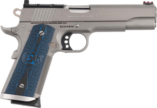 Picture of Colt Gold Cup Trophy Handgun .45 Auto 8rd Magazine 5" Barrel Stainless G10 Grips Optic Ready O5070XE-OR