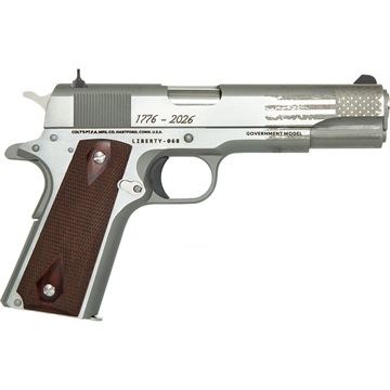 Picture of Colt Colt 1911 Liberty 250th Pistol 45 ACP 5 in. Stainless w/250th Engraving 8 rd. GCPATRIOT-O1911C-SS
