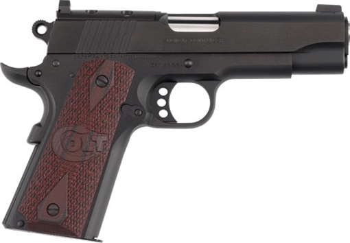 Picture of Colt Optic Ready Combat Commander Handgun .45 ACP 8rd Magazine 4.25" Black with G10 Black Cherry Grips O4940XE-OR O4940XEOR