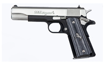 Picture of Colt's Manufacturing 1911C, TALO, Semi-automatic, 1911, Full Size, 38 Super, 5" Barrel, Blued Finish Frame, Silver Slide,, Steel Construction, 9 Rounds, 1 Magazine O1911C-38-JAL