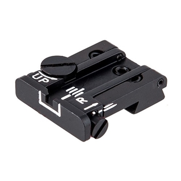 Picture of L.P.A. Sights COLT A1 WHITE OUTLINE ADJUSTABLE REAR SIGHT TPU45CT18