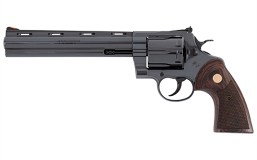 Picture of Colt Anaconda Revolver 44 Mag 8 in. Polished Blue w/ Walnut Grip 6 rd. ANACONDA-BP8WTS 098289005526