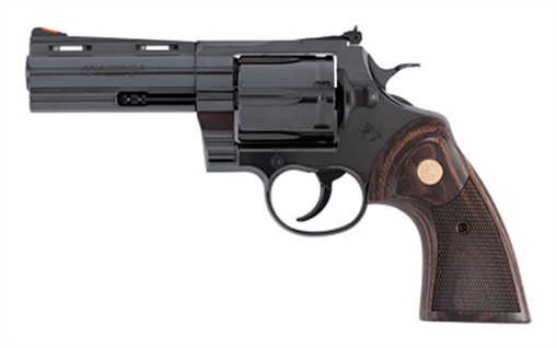 Picture of Colt Anaconda Revolver 44 Mag 4.25 in. Polished Blue w/ Walnut Grip 6 rd. ANACONDA-BP4WTS 098289005502