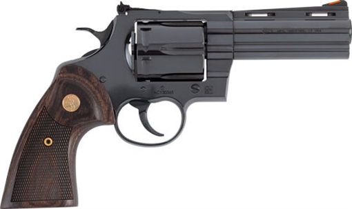 Picture of Colt Anaconda Revolver 44 Mag 4.25 in. Polished Blue w/ Walnut Grip 6 rd. ANACONDA-BP4WTS 098289005502