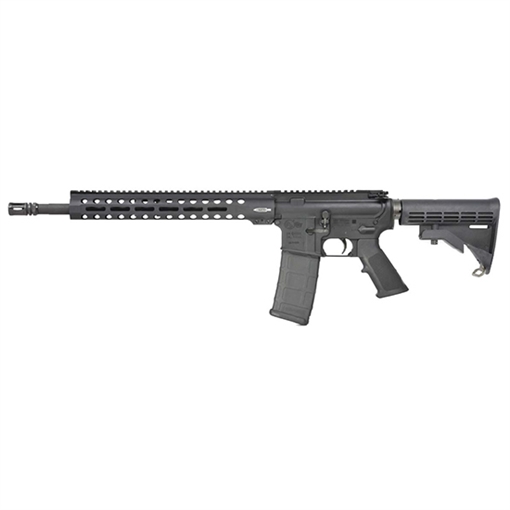 Picture of Colt's Manufacturing Trooper, Semi-automatic Rifle, AR, 223 Remington/556NATO, 16.1" Barrel, Threaded 1/2X28, Anodized Finish, Black, Centurion Arms Free Float M-LOK Handguard, A2 Grip, Collapsible Stock, 30 Rounds, 1 Magpul PMAG Magazine LE6920-R LE6920R