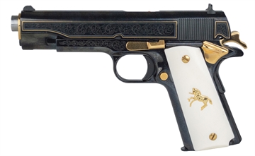 Show details for COLT CLASSIC 1911 45ACP POLISHED GOLD ENGRAVED O1911CLASSIC Picture of COLT CLASSIC 1911 45ACP POLISHED GOLD ENGRAVED O1911CLASSIC