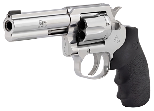 Picture of Colt Cobra Revolver 38 SPL+P 4 in. Stainless Hogue Grip 6 rd. COBRA-SB4BB 098289007261