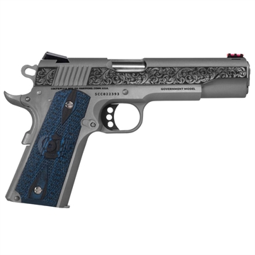 Picture of Colt Competition Model "Filigree Slide" Handgun .45 ACP 8rd Magazine 5" Barrel Stainless Frame O1070CCS-Z MODFB