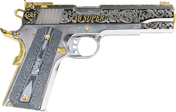 Picture of COLT GOLD CUP LITE 38 SUPER 5" 8RD ORO NEGRO** GO5073GCLTTON