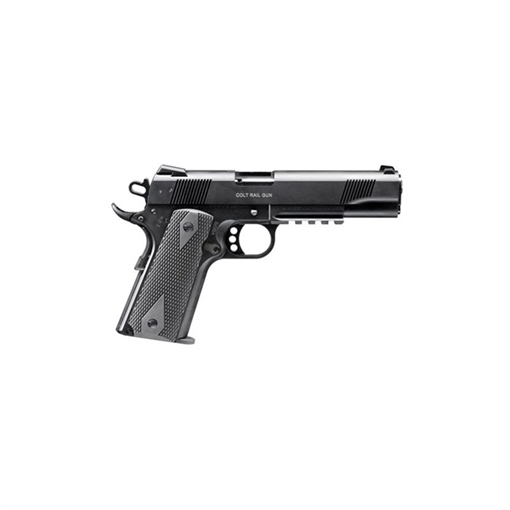 Picture of Walther Arms Inc COLT 1911 RAIL 22 LONG RIFLE 5'' BBL (1)12RD MAG BLACK 5170308