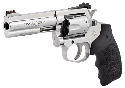Picture of COLT KING COBRA TARGET 357 MAGNUM 4.25IN BARREL 6RD STAINLESS STEEL DA/SA POLYMER GRIP   KCOBRA-SB4RTS