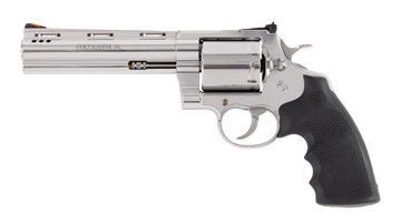 Picture of Colt's Manufacturing Kodiak, Revolver, Single/Double Action, 44 Magnum, 6" Ported Barrel, Stainless Steel Finish, Silver, Hogue Rubber Grips, 6 Rounds KODIAK-SP6RTS
