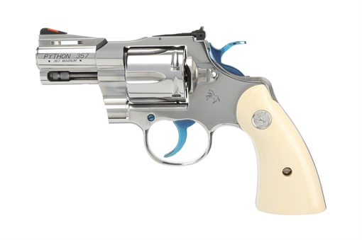 Picture of Colt PYTHON 357MAG 2.5" HOLLY GRIPS TGW NITRE BLUE PVD ACCENTS PYTHON-SP2WCTS-TGW