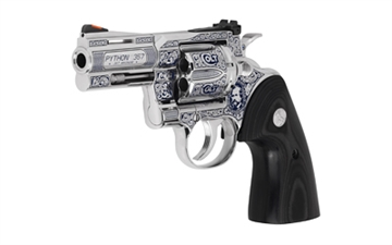 Picture of Colt's Manufacturing Colt's Manufacturing, Python, Revolver, Double/Single Action, 357 Magnum, 3", Sapphire Finish, 6 Rounds, Colt Python Stainless Steel, Blade Front/Adjustable Rear Sight PYTHON-SP3WTS
