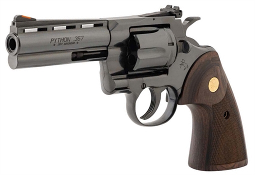 Picture of COLT PYTHON 357MAG 4.25 BLUED WOOD GRIPS BLEM ZPYTHONBP4WTS
