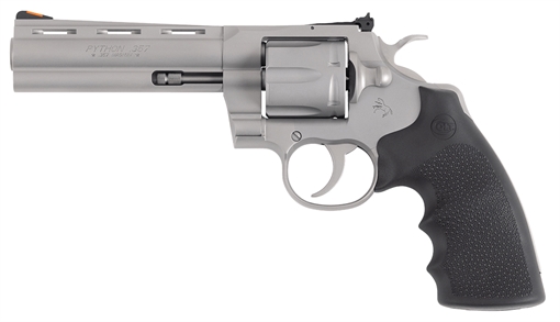 Picture of COLT PYTHON 357MAG 5 MATTE SS RUBBER BLEM ZPYTHONSM5RTS
