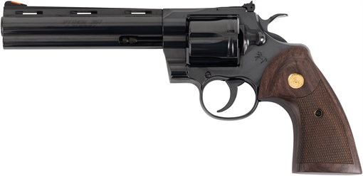 Picture of COLT PYTHON 357MAG 6 BLUED WOOD GRIP BLEM ZPYTHONBP6WTS