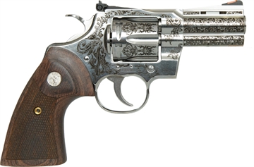 Picture of Colt Colt Python Revolver 357 Mag 3 in Engraved Stainless 6 rd GCENGPYTHON-SP3WTS