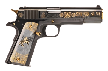 Picture of Colt SER 70 AZT EMPIRE GOLD 38SUP # 1-OF-25 O1911CM-38AZT