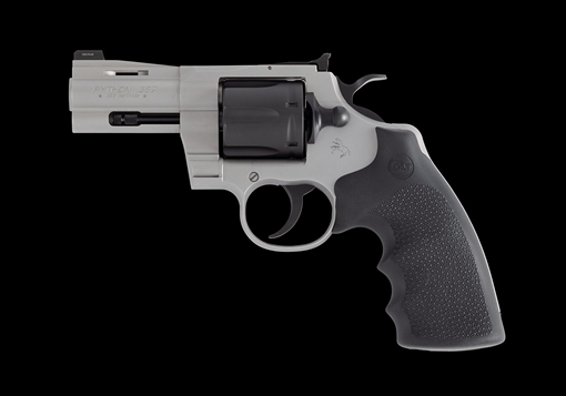 Picture of COLT TWO-TONE PYTHON 357 MAG 3IN BARREL MATTE BLUED FLUTED CYLINDER MATTE STAINLESS FRAME PYTHON-TTM3NS TALO  SAU - SOLD AS USED AS IS PYTHON-TTM3NS-SAU