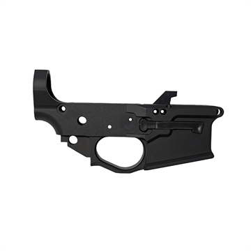 Picture of Combat Armory Billet AR-9 Lower Receiver Stripped with Mag Release and Ejector Black STP.CA9.Lower.BLK