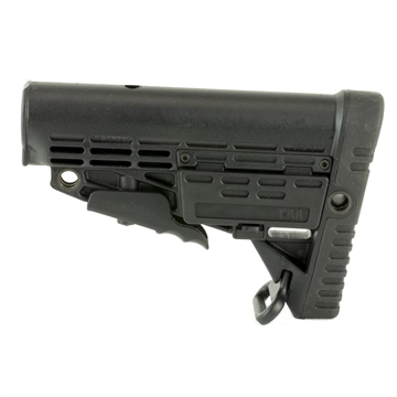 Picture of Command Arms AR-15 Collapsible Commercial Stock No Buffer Tube Black 814716012789