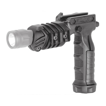 Picture of Command Arms Vertical Grip w/Flashlight Adaptor Matte Black Polymer 814716012840