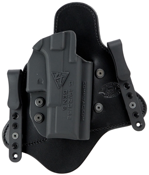 Picture of Comp-Tac MTAC IWB Black Kydex/Leather Belt Clip Fits Sig P365 C225SS191RBSN