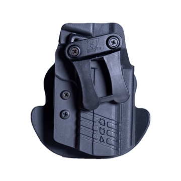 Picture of COMP-TAC QD DUAL HOLSTER KYDEX SIZE 3 GLOCK 43/43X/48MOS/S&W SHIELD/WALTHER CCP AMBI OWB/IWB BLACK C57950003NBKN