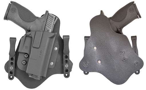 Picture of COMP-TAC QH IWB HYBRID SIZE 2 HK VP40/P30/SK GLOCK 45 SPRGFLD XD/M SIG 320 RH BLACK C574QH002N00N