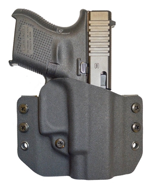 Picture of COMP-TAC WARRIOR OWB KYDEX GLOCK 26 GEN 1-4 RH BLACK C708GL056RBKN