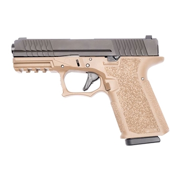 Picture of Polymer80 COMPACT 9MM FDE FRAME BLACK SLIDE P80-PFC9-CMP-FD