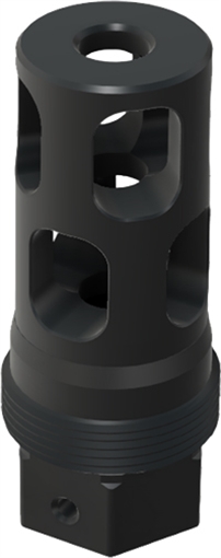 Picture of COMSTOCK MUZZLE BRAKE FULL SIZE 1/2-28 22 CAL MBL-12-22-PW