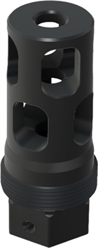 Picture of COMSTOCK MUZZLE BRAKE FULL SIZE 1/2-28 22 CAL MBL-12-22-PW