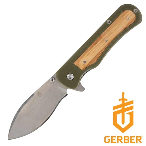 Picture of GERBER Confidant 3.27in Bamboo ODG 1066476 013658166547