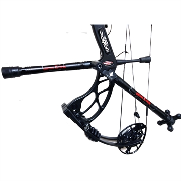 Picture of Conquest Archery Conquest Control Freak .750 Hunting Stabilizer Kit Black 12 in. /10 in. 27074