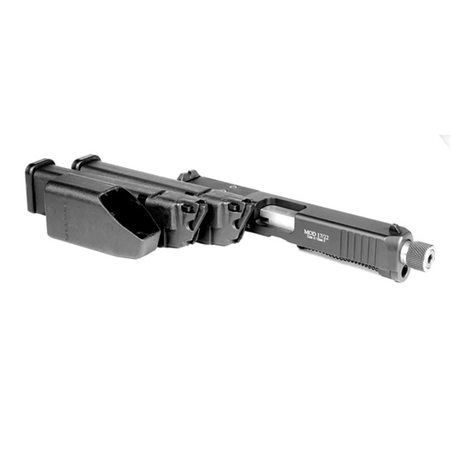 Picture of Advantage Arms Conversion Kit, 17-22G4MOD, 22 LR, 4.49" Threaded Barrel, Fits Glock 17/22 Gen 4, Optics Ready, Matte Finish, Black, Fixed Sights, 15 Rounds, 2 Magazines, Includes Range Bag AAC17-22G4MOD