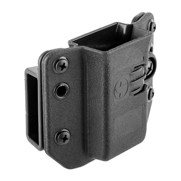 Picture of Raven Concealment Systems COPIA SINGLE PISTOL MAG CARRIER 9/40 BLACK SHORT SMCBKS