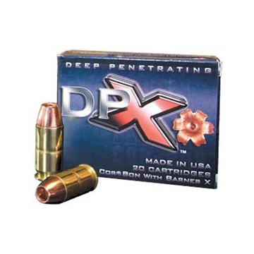 Picture of Cor-Bon DPX Handgun Ammuntion 9mm Luger 95gr DPX 1300 fps 20/ct DPX0995/20