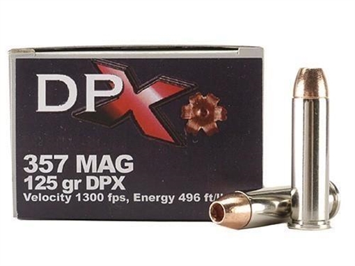 Picture of Corbon Ammo Deep Penetrating X Bullet, 357MAG, 125 Grain, Barnes X, 20 Round Box DPX357125 DPX357125/20