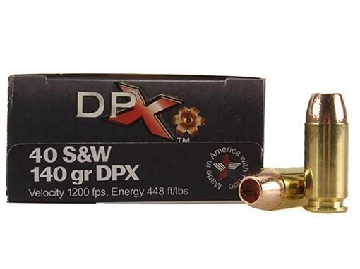 Picture of COR-BON Handgun Ammunition .40 S&W 140 gr DPX 1200 fps 20/box DPX40140/20