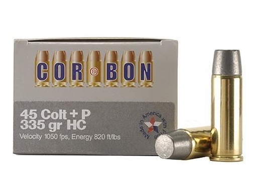 Picture of COR-BON Handgun Ammunition .45 Colt 335 gr HC 1050 fps 20/box HT45C335HC/20