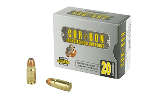 Picture of Corbon Ammo Self Defense, 357SIG, 125 Grain, Jacketed Hollow Point, 20 Round Box 357SIG125